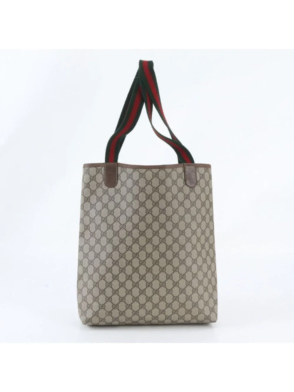 Gucci GG Split Sherry Line Leather Tote Shoulder